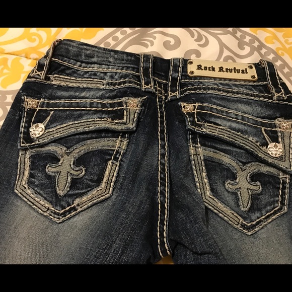 Rock Revival Johanna Boot cut jeans size 26/30 - Picture 1 of 5